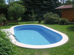 Happy Pool ovaal inbouwbad 120 cm diep